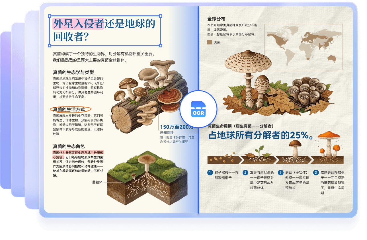 批量 OCR 扫描PDF