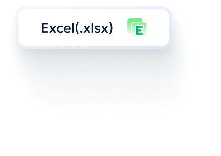 pdf 转  excel